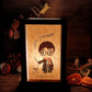 Lampade Elettriche in Legno "Harry Potter"