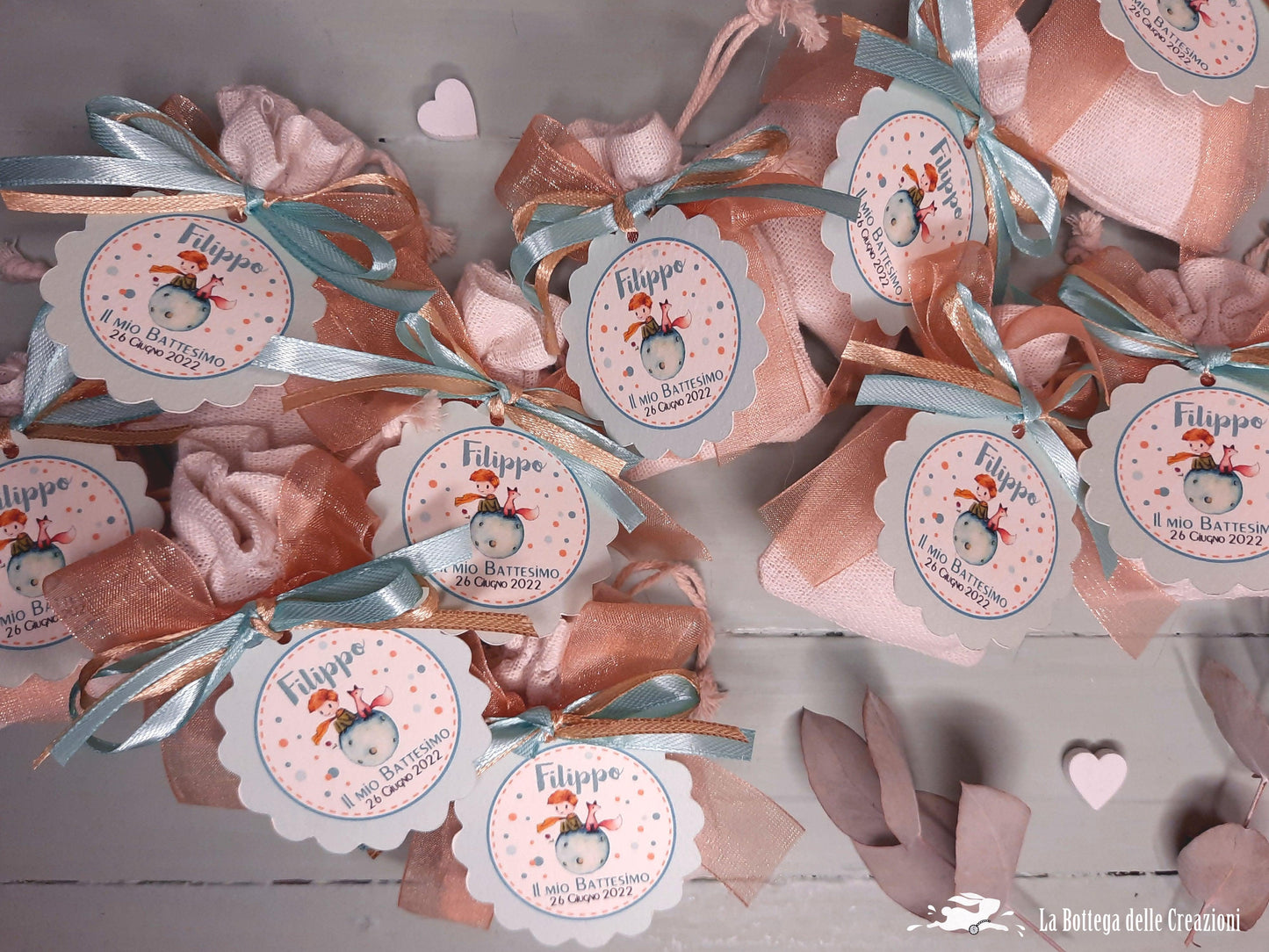 Sacchetti Porta confetti Piccolo Principe La Bottega delle Creazioni
