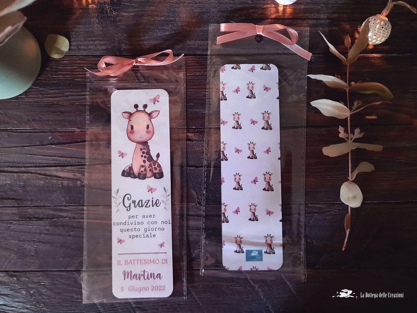 Segnaposto Cadeau Segnalibro Giraffa La Bottega delle Creazioni